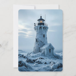 Ice covered lighthouse  シーズンカード