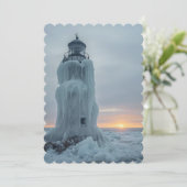 Ice covered lighthouse シーズンカード (スタンド正面)