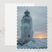 Ice covered lighthouse シーズンカード (正面/裏面)