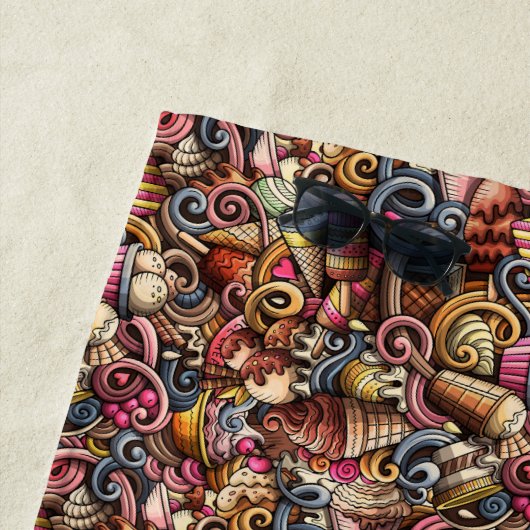 Ice Cream ビーチタオル (インサイチュ)