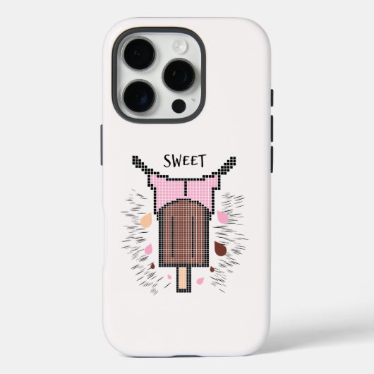 Ice cream and tongue  Case-Mate iPhoneケース (裏面)
