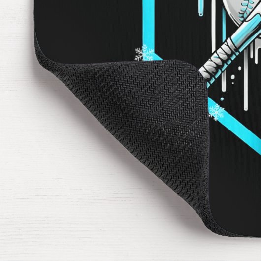 Ice Cream Baseball Drip Home Plate Bats Cool For B マウスパッド (コーナー)