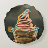 Ice cream birthday gift ラウンドクッション (裏面)