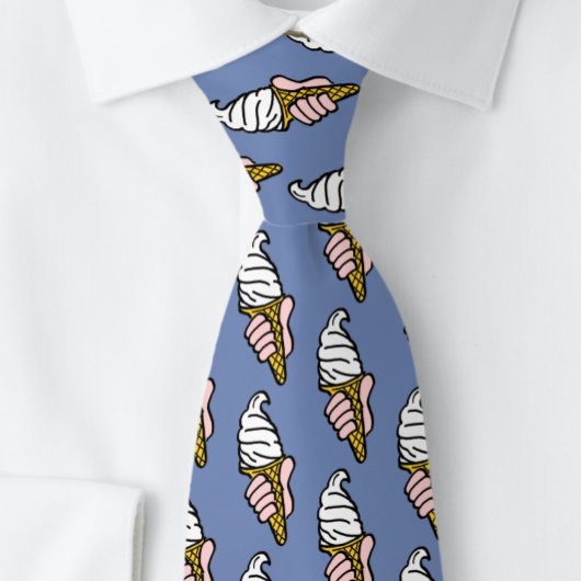 Ice Cream Cone Design ネクタイ