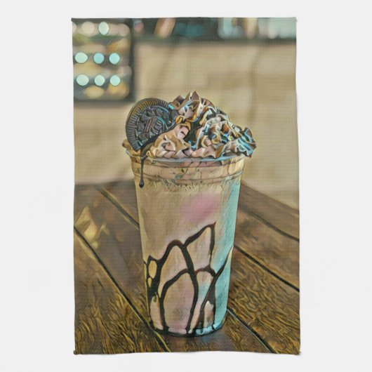 Ice cream cone|for ice cream lover キッチンタオル (縦)