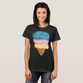 Ice Cream Cone  Ice Cream For Girls & Women Tシャツ (正面フル)
