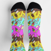  Ice Cream Cones and Neapolitan  ソックス (上部)