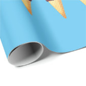 Ice Cream Cones Pattern Wrapping Paper ラッピングペーパー (ロールコーナー)