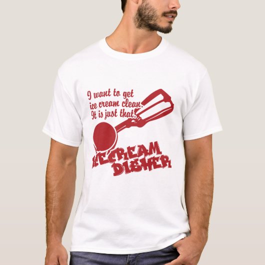 Ice cream dish tシャツ (正面)