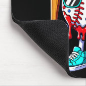 Ice Cream Drip Baseball Sts Baseball Lifestyle Boy マウスパッド (コーナー)