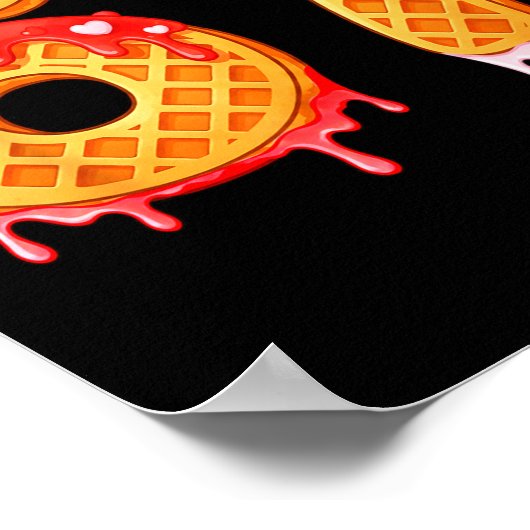 Ice Cream Drip Six Seven 67 Valentines Day For Men ポスター (角)