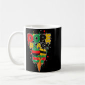 Ice Cream Drip Six Seven Meme 6 7 Black History Mo コーヒーマグカップ (左)
