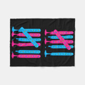 Ice Cream Drip Tally Marks 67 Meme Counting 6 7 Br フリースブランケット (正面(横))