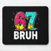 Ice Cream Dripng Softball Drip Fun 6 7 Six Seven M マウスパッド (正面)