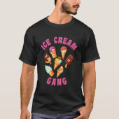 Ice Cream Gang Ice Cream Tシャツ (正面)
