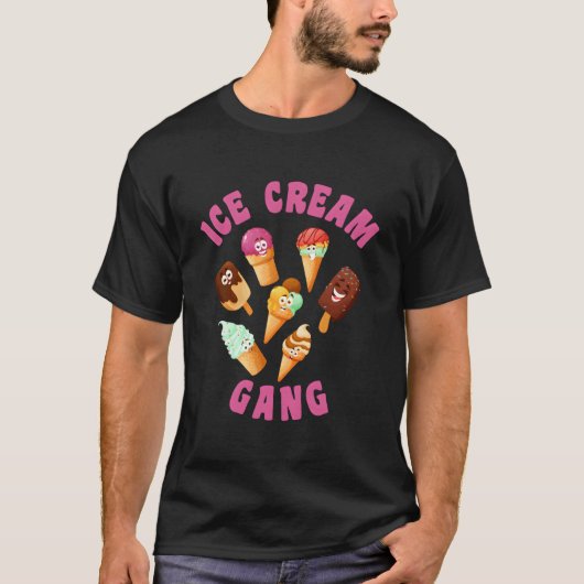 Ice Cream Gang Ice Cream Tシャツ (正面)