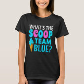 Ice Cream Gender Reveal Matching Team Blue What s  Tシャツ (正面)