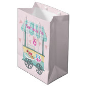 Ice Cream Gift Bag, Samantha Birthday Present Bag ミディアムペーパーバッグ (正面アングル)