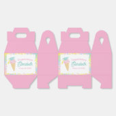 Ice Cream Graduation Party フェイバーボックス (見開き)