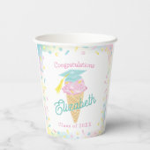 Ice Cream Graduation Party 紙コップ (裏面)