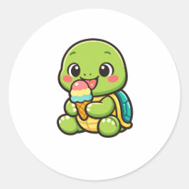 Ice Cream Happiness ラウンドシール