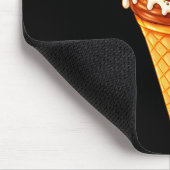 Ice Cream Heart Funny Drip Valentines Day Boys Gir マウスパッド (コーナー)