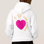 Ice cream hoddy for kids (裏面)