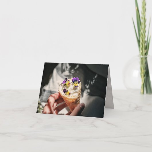 Ice cream invitation card カード (正面)