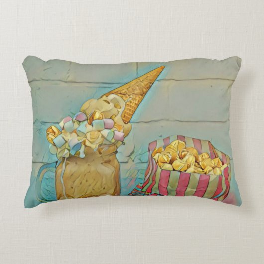Ice cream lover gift アクセントクッション (正面)