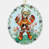 Ice Cream Monster セラミックオーナメント (左)