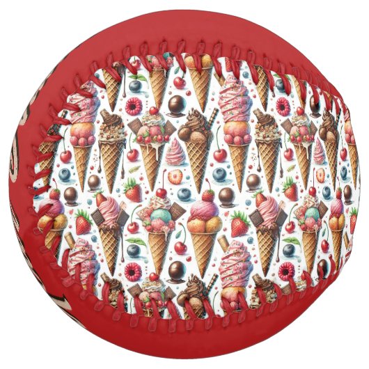 Ice-Cream Parlor Party (personalize) ソフトボール (正面左)