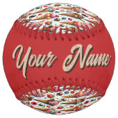 Ice-Cream Parlor Party (personalize) ソフトボール (裏面)