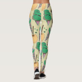 Ice cream pattern | Lollies pattern | lollipop 25 レギンス (裏面)