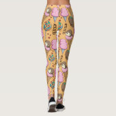 Ice cream pattern | Lollies pattern | lollipop 26 レギンス (裏面)