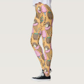 Ice cream pattern | Lollies pattern | lollipop 26 レギンス (左)
