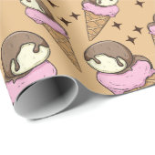 Ice cream pattern | Lollies pattern | lollipop 27 ラッピングペーパー (ロールコーナー)