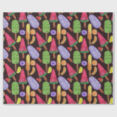 Ice cream pattern | Lollies pattern | lollipop 4 ラッピングペーパー (フラット)