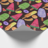 Ice cream pattern | Lollies pattern | lollipop 4 ラッピングペーパー (角)