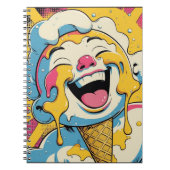 Ice Cream Pop Art Explosion Notebook ノートブック (正面)