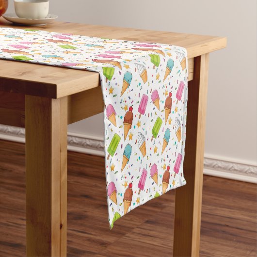 Ice Cream Popsicle Table Runner ショートテーブルランナー (インサイチュ)