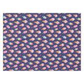 Ice cream, popsicles and cherries pattern テーブルクロス (正面(横))