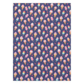 Ice cream, popsicles and cherries pattern テーブルクロス (正面)