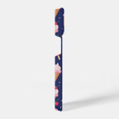 Ice cream, popsicles and cherries pattern iPhoneケース (右側面)