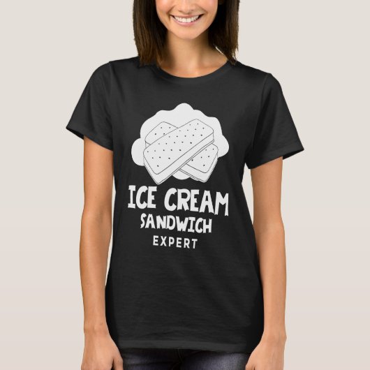 Ice Cream Sandwich Cookie Recipe Tシャツ (正面)