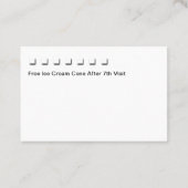 Ice Cream Shop Customer Rewards 名刺 (裏面)