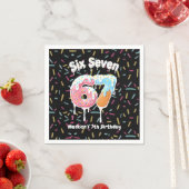 Ice Cream Six Seven 67 Birthday Napkins スタンダードカクテルナプキン (インサイチュ)