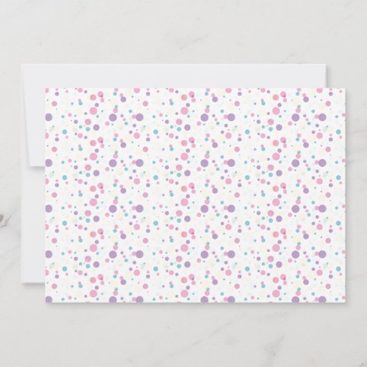 Ice Cream “Six Seven” 7th Birthday Party for Kids 招待状 (裏面)