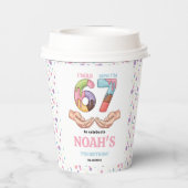 Ice Cream “Six Seven” 7th Birthday Party for Kids 紙コップ (裏面)