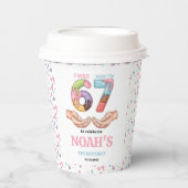 Ice Cream “Six Seven” 7th Birthday Party for Kids 紙コップ (正面)