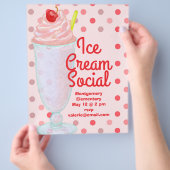 Ice Cream Social チラシ (手)